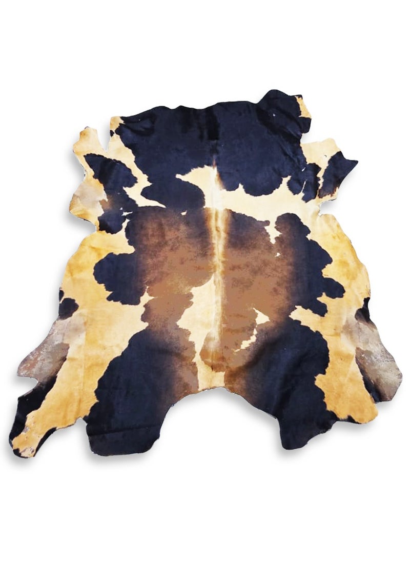 Natural Cowhide Carpet , Luxurious and elegant , ideal for use in living rooms, dining rooms, and offices , a distinctive decorative piece made of natural calfskin with a non-slip backing - lightweight and adds a unique touch to any space