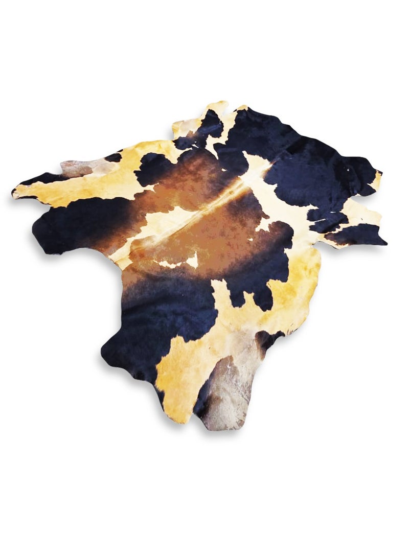Natural Cowhide Carpet , Luxurious and elegant , ideal for use in living rooms, dining rooms, and offices , a distinctive decorative piece made of natural calfskin with a non-slip backing - lightweight and adds a unique touch to any space