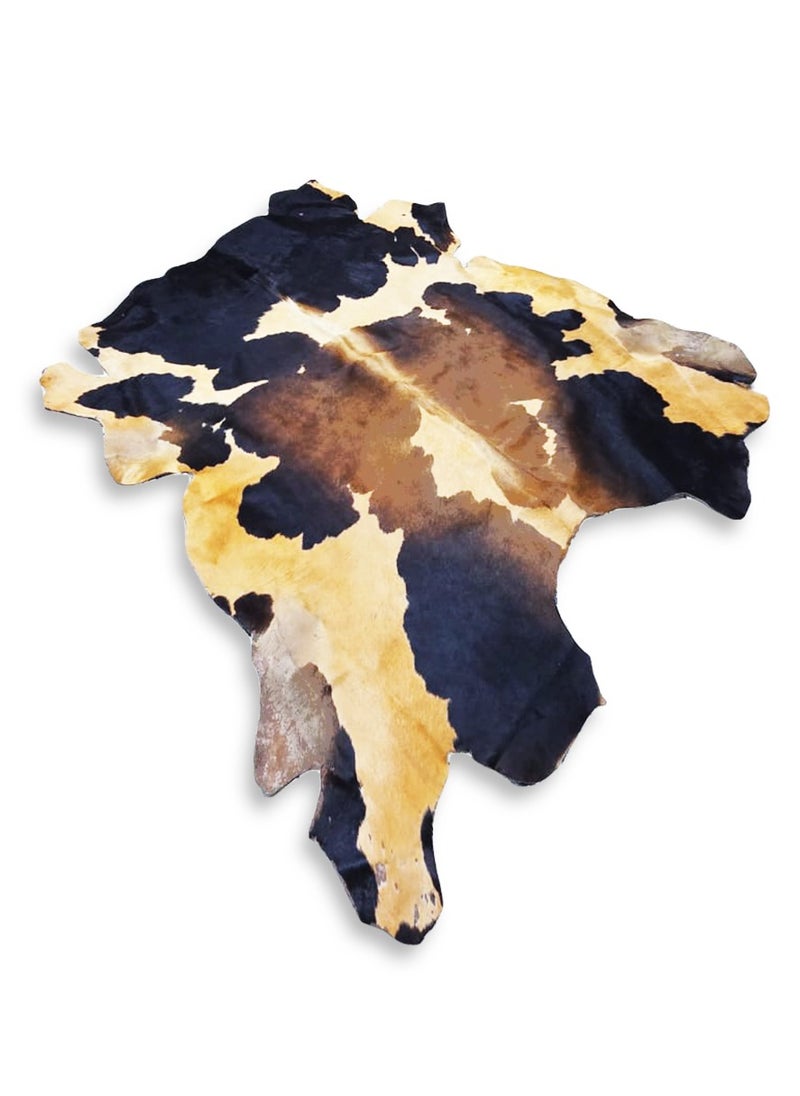 Natural Cowhide Carpet , Luxurious and elegant , ideal for use in living rooms, dining rooms, and offices , a distinctive decorative piece made of natural calfskin with a non-slip backing - lightweight and adds a unique touch to any space