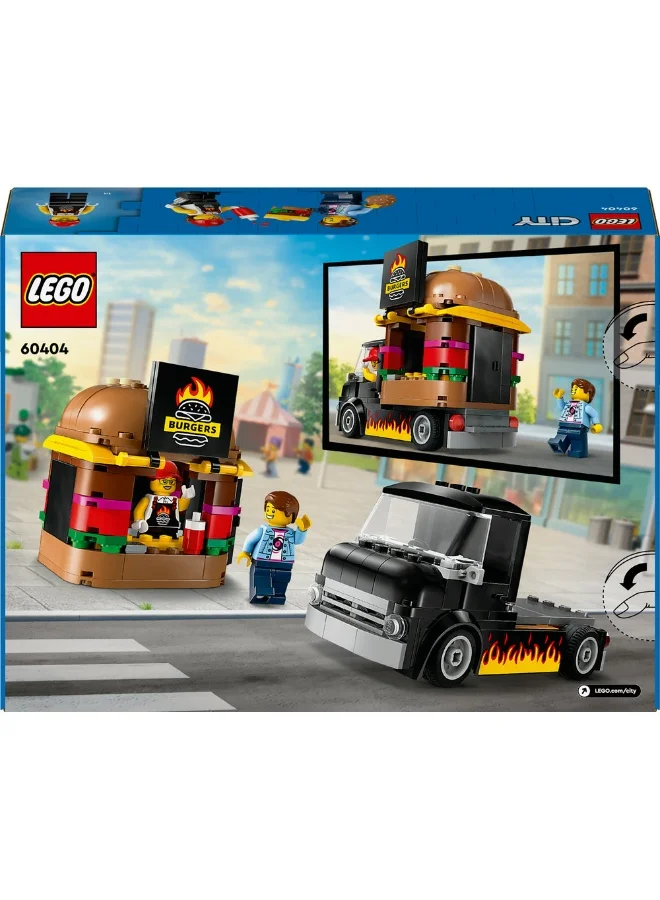ليغو مجموعة بناء لعبة شاحنة البرغر 60404 من LEGO® City