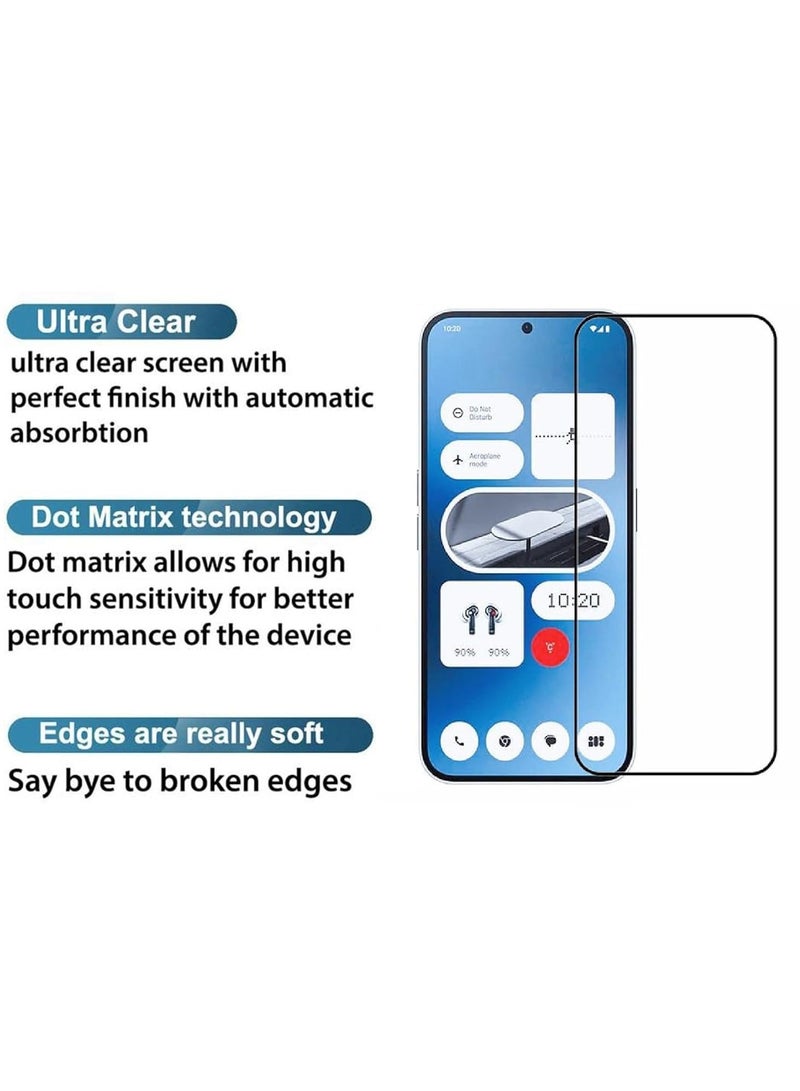Screen Protector for Nothing Phone 3A / Nothing Phone 3A Pro Tempered Glass Screen Protector Anti Fingerprint Scratch Resistance Glass for Nothing 3A Pro / Nothing 3A  - Image 4