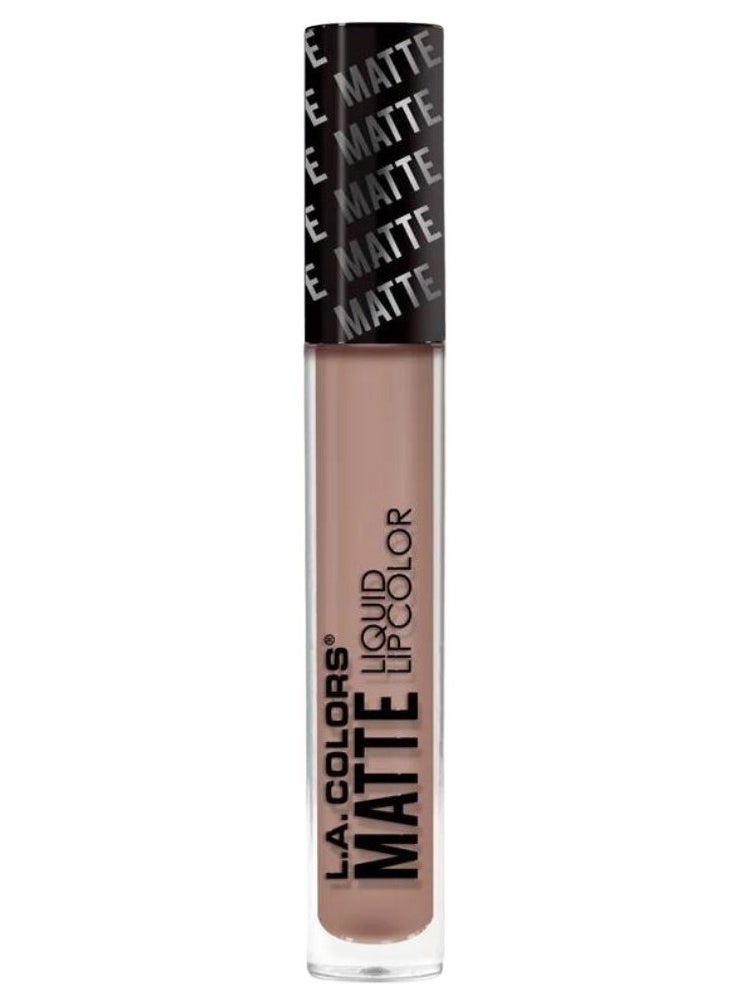 LA Colors L.A. Colors Matte Liquid Lip Color Long Wearing Au Natural 4g  - Image 1