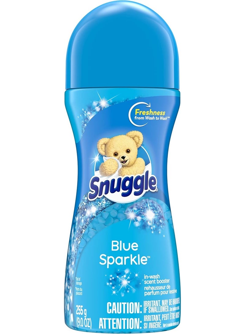 Snuggle Scent Shakes in-Wash Scent Booster Beads, Blue Sparkle, 9 Ounce (Pack of 4) - Image 2