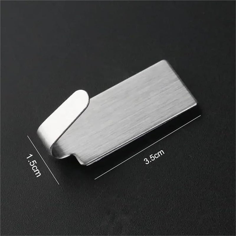 خطافات الحائط اللاصقة ١٢ قطعة من الفولاذ المقاوم للصدأ لتعليق المناشف والروب والقبعات والحقائب والمفاتيح - Image 3