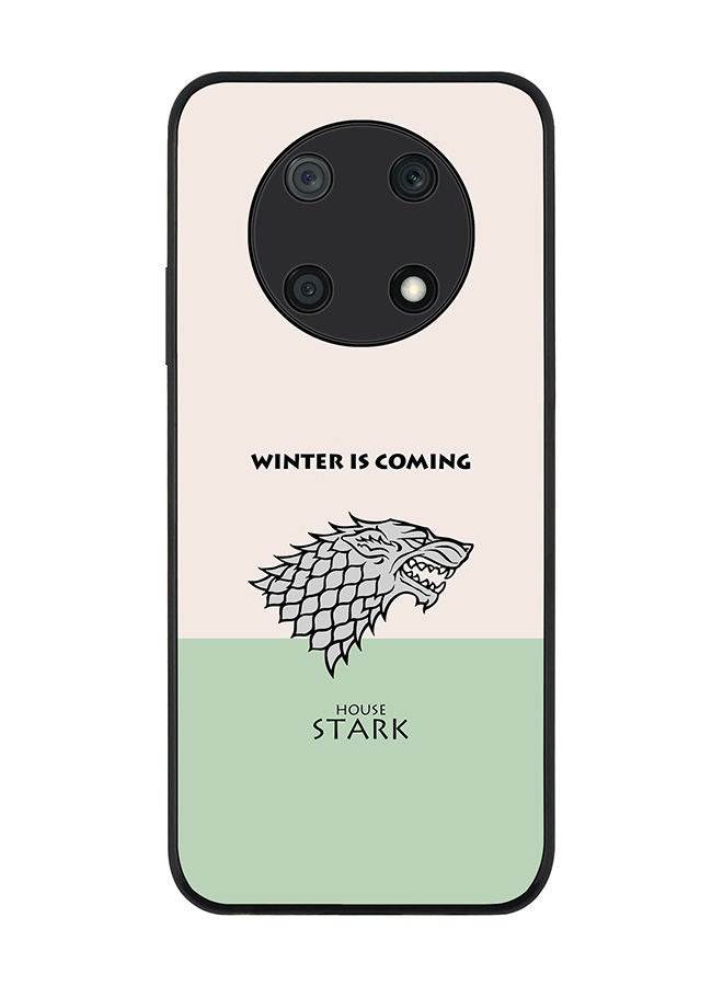 Stylizedd Rugged Black edge case for Huawei nova Y90 Slim fit Soft Case Flexible Rubber Edges Anti Drop TPU Gel Thin Cover - GOT House Stark - Image 1