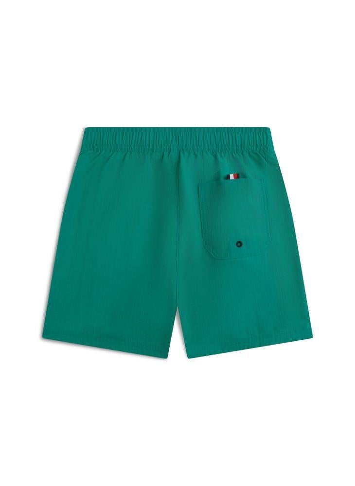 TOMMY HILFIGER Classic Colour-Blocked Mid Length Swim Shorts - Image 3