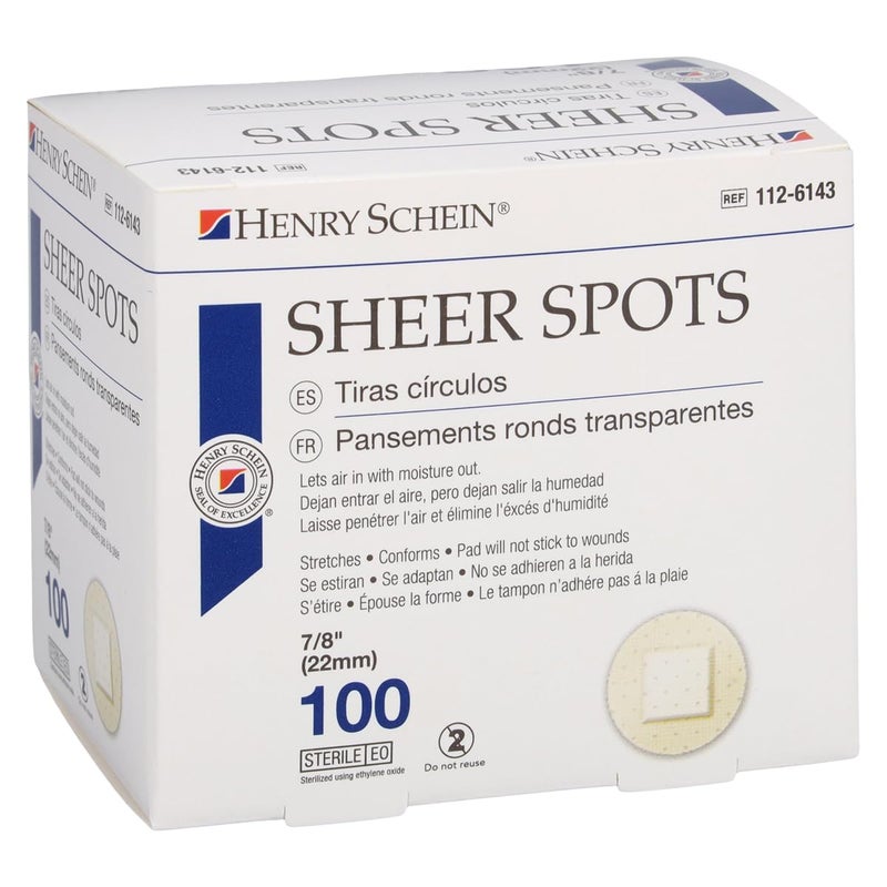 Adhesive Sheer Spot Bandage 78 Durable Breathable and Flexible Bandages Designed for Minor Wounds Providing Comfort and Secure Adhesion for Effective Healing 100 per Box