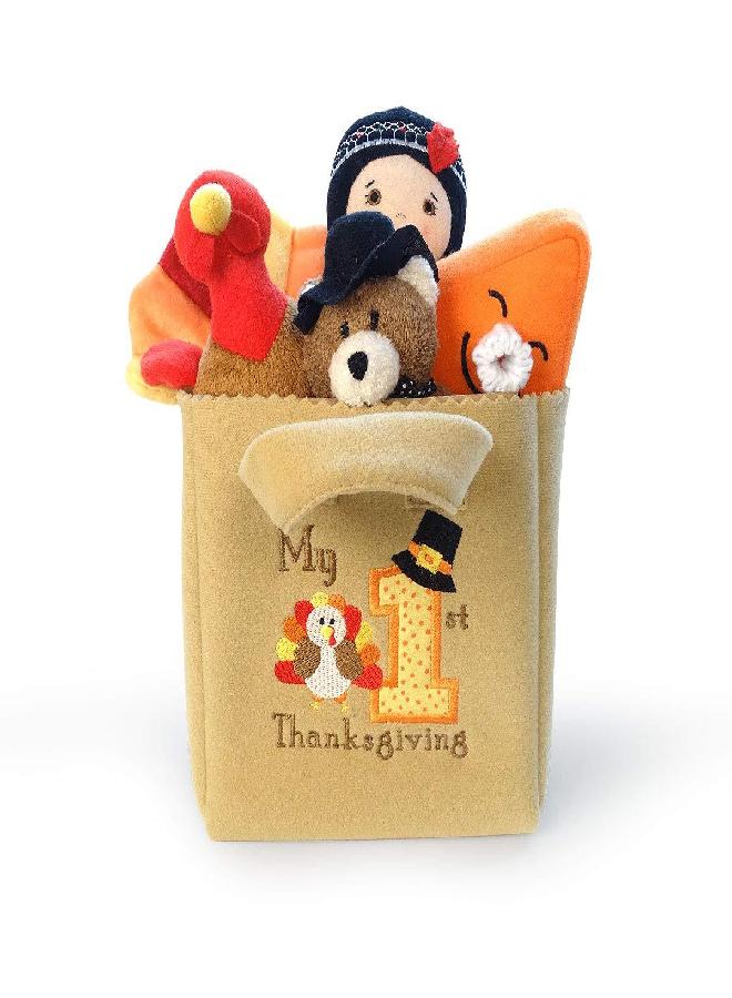 Genius Baby Toys Baby's My First Thanksgiving Fill and Spill Toy Playset - Image 2