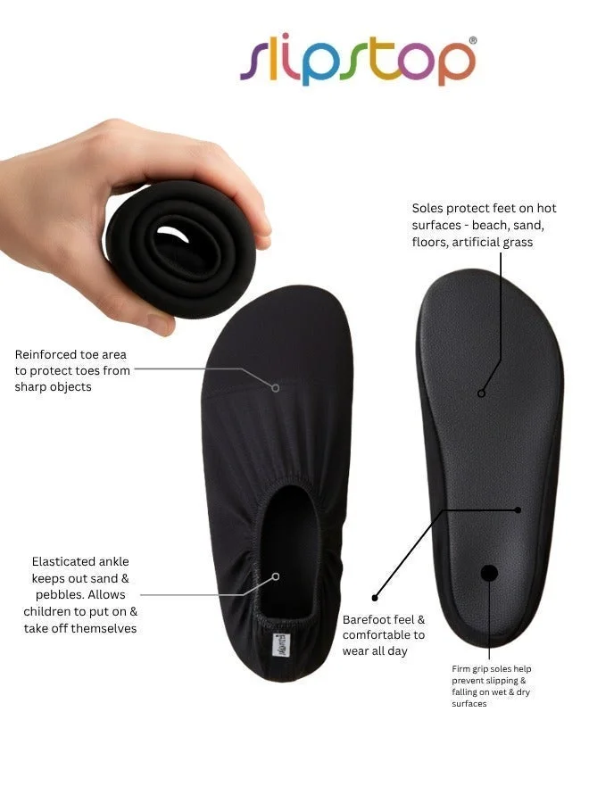 Slipstop  Black Unisex Multipurpose Shoes  | Best Price UAE