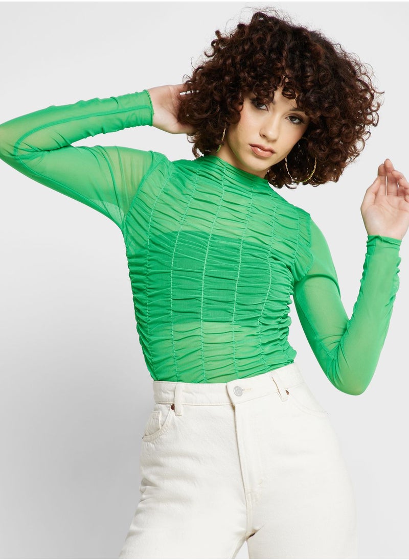 TOPSHOP High Neck Top  - Image 1