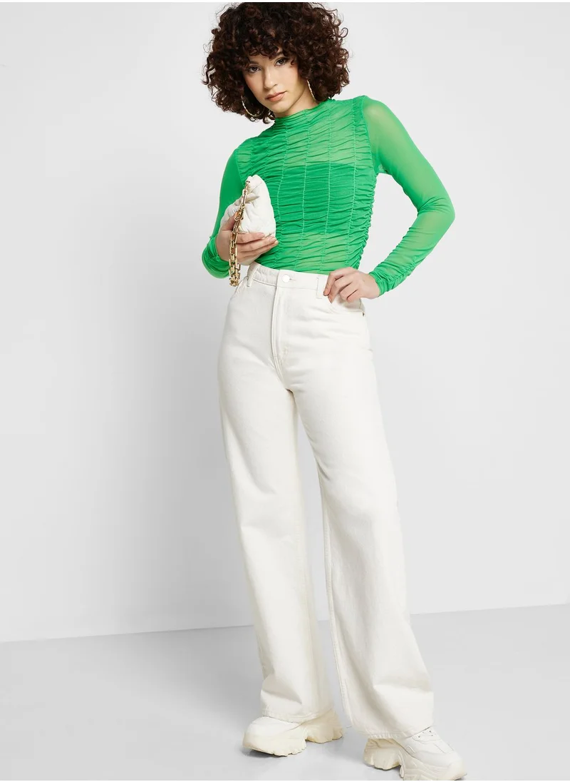 TOPSHOP High Neck Top
