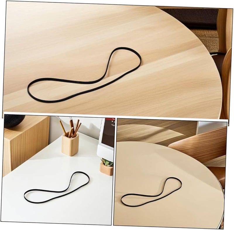 Lurrose 4 قطع أحزمة مطاطية للقرص الدوار سهلة التركيب تقلل الضوضاء متينة متوافقة مع مشغلات الأسطوانات المختلفة - Image 4