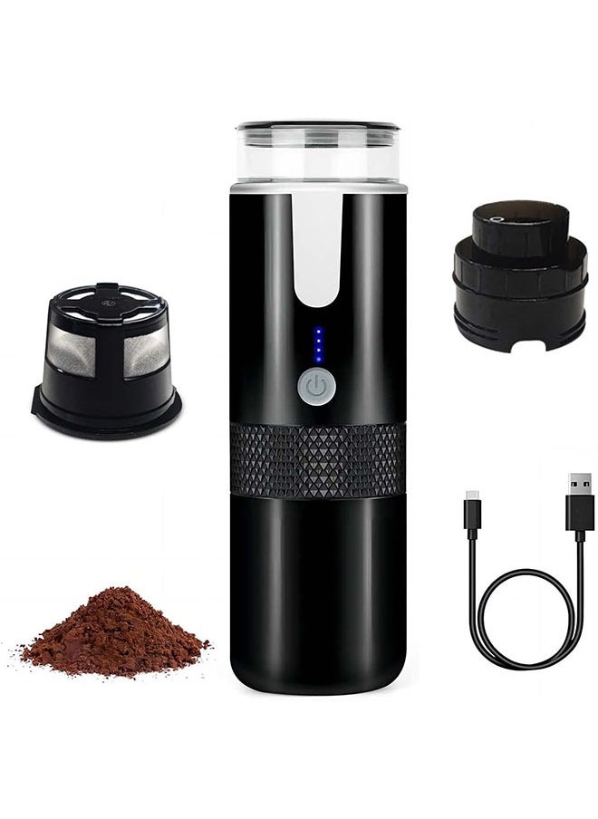 Arabest Portable Coffee Maker,Electric Travel Coffee Maker,Compatible with Coffee Capsules and Ground Coffee with USB-C for Office/Camping/Outdoors  - Image 1