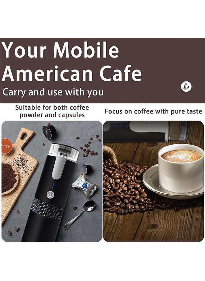 Arabest Portable Coffee Maker,Electric Travel Coffee Maker,Compatible with Coffee Capsules and Ground Coffee with USB-C for Office/Camping/Outdoors  - Image 2