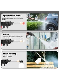 Scrolls 48V Portable Battery, High Preesure Car Wash, Cordless Gun for Home Use for Effective Cleaning of Bikes, Motorcycles, Cars, Floors, Driveways, Gardens With Battery, Black  - Image 3