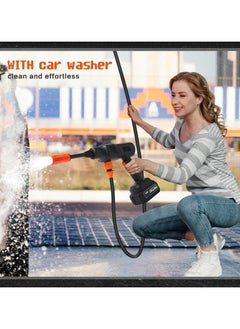 Scrolls 48V Portable Battery, High Preesure Car Wash, Cordless Gun for Home Use for Effective Cleaning of Bikes, Motorcycles, Cars, Floors, Driveways, Gardens With Battery, Black  - Image 5