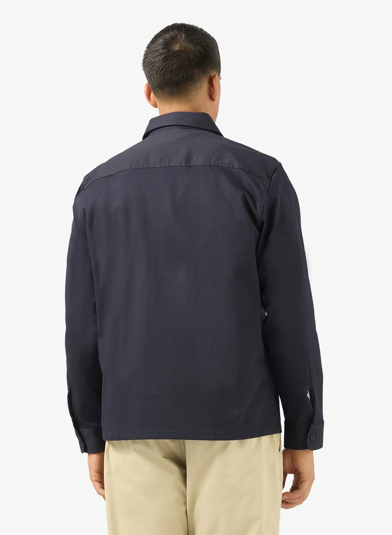 لاكوست قميص بوبلين كاروهات بقصة عادية