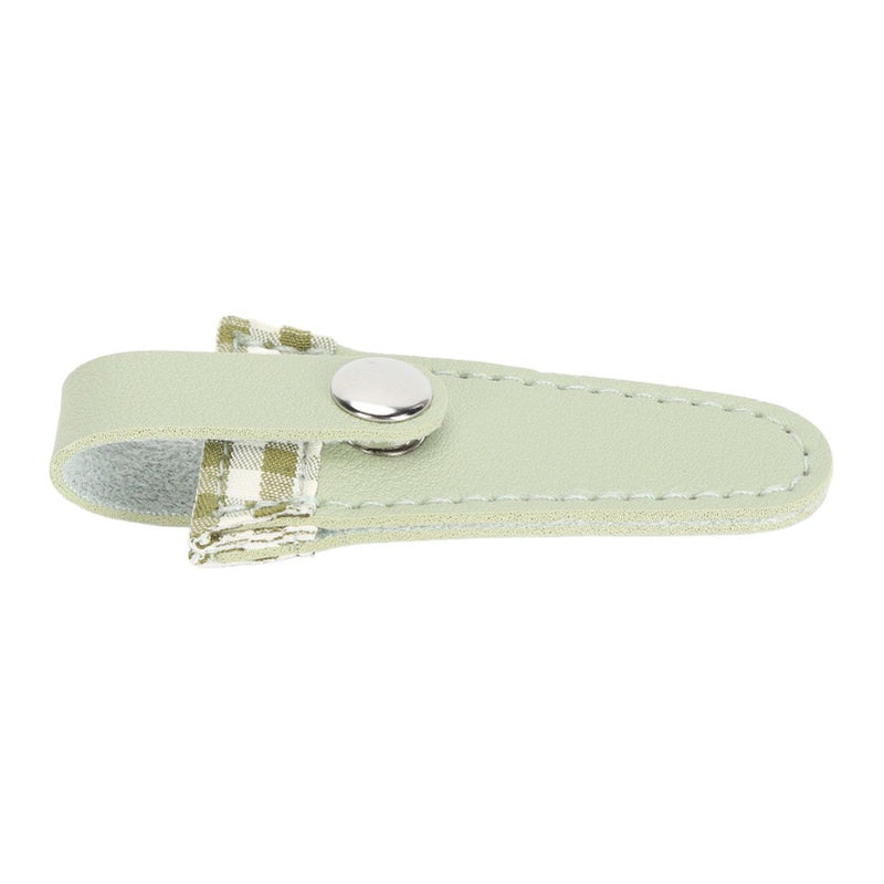 Wasabi Green PU Leather Scissor Protector Cover For Sewing Embroidery Crafting Hairdressing Safe Storage And Tool Organization - Image 3