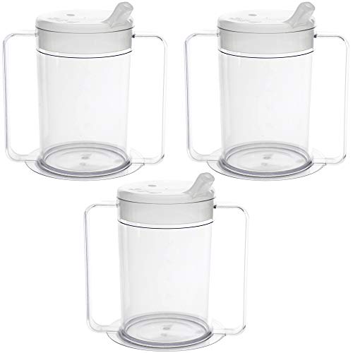 Providence Spillproof 12oz Adult Sippy Cup with Handles Independence Sip Cups for Adults with Limited Mobility Handicap Cups for Elderly Care Made in the USA PSC 503 Pack - Image 2