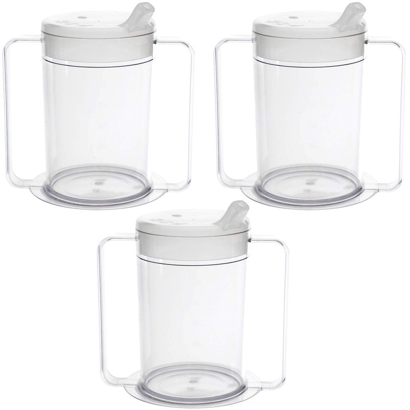 Providence Spillproof 12oz Adult Sippy Cup with Handles Independence Sip Cups for Adults with Limited Mobility Handicap Cups for Elderly Care Made in the USA PSC 503 Pack - Image 3