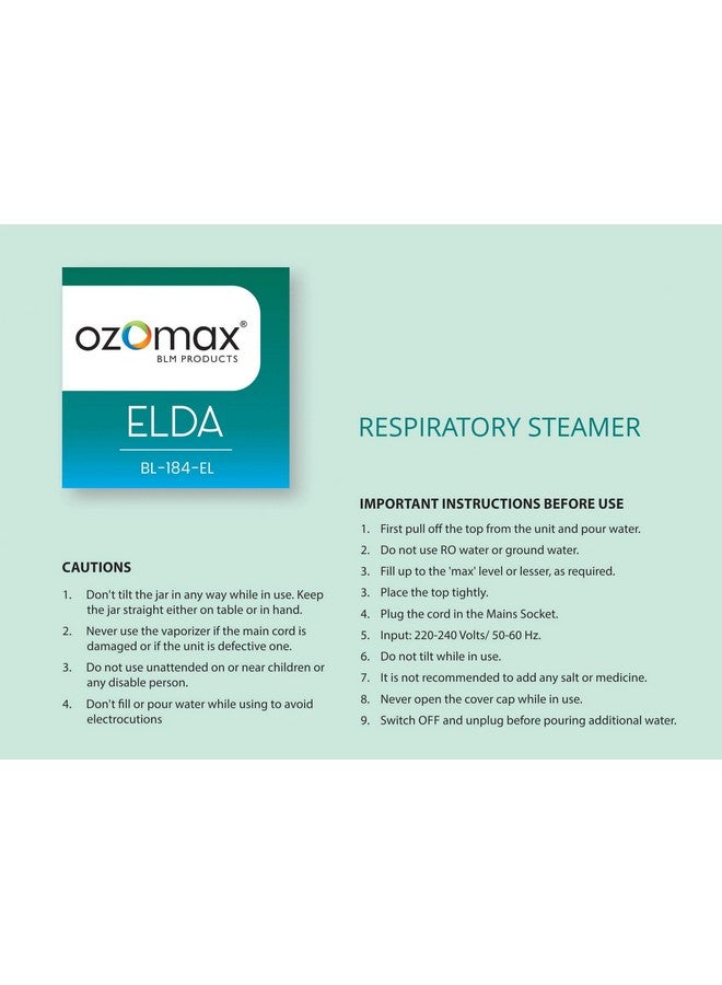 Ozomax Elda Vaporiser - Image 5