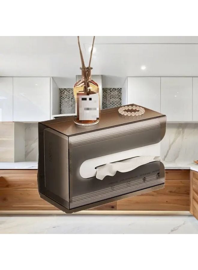 Variant Suction Cup Bathroom Organizer No Drill Toilet Paper Holder Washcloth Storage Box - Image 5