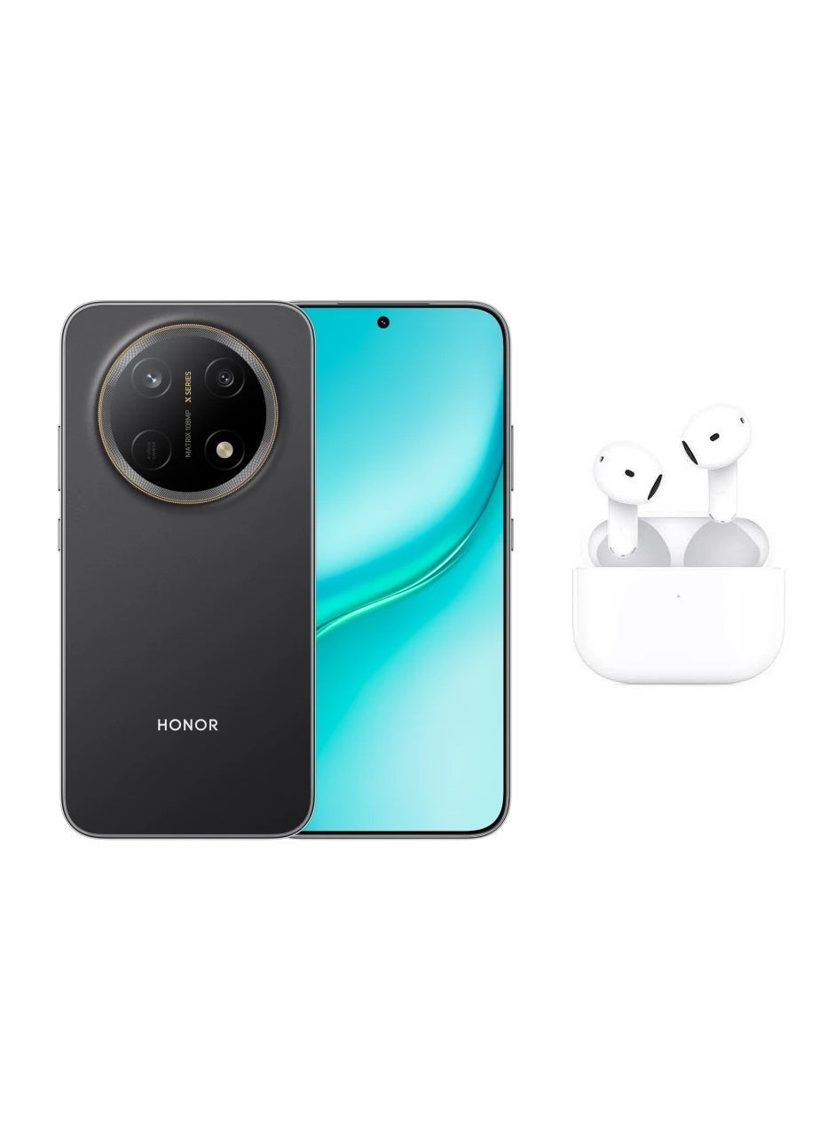 صفقة هونور X9e Pro Dual SIM 5G 8GB RAM 256GB Midnight Black With Free Honor Earbuds E6i (Color of gift may vary) - Middle East Version على Noon EG
