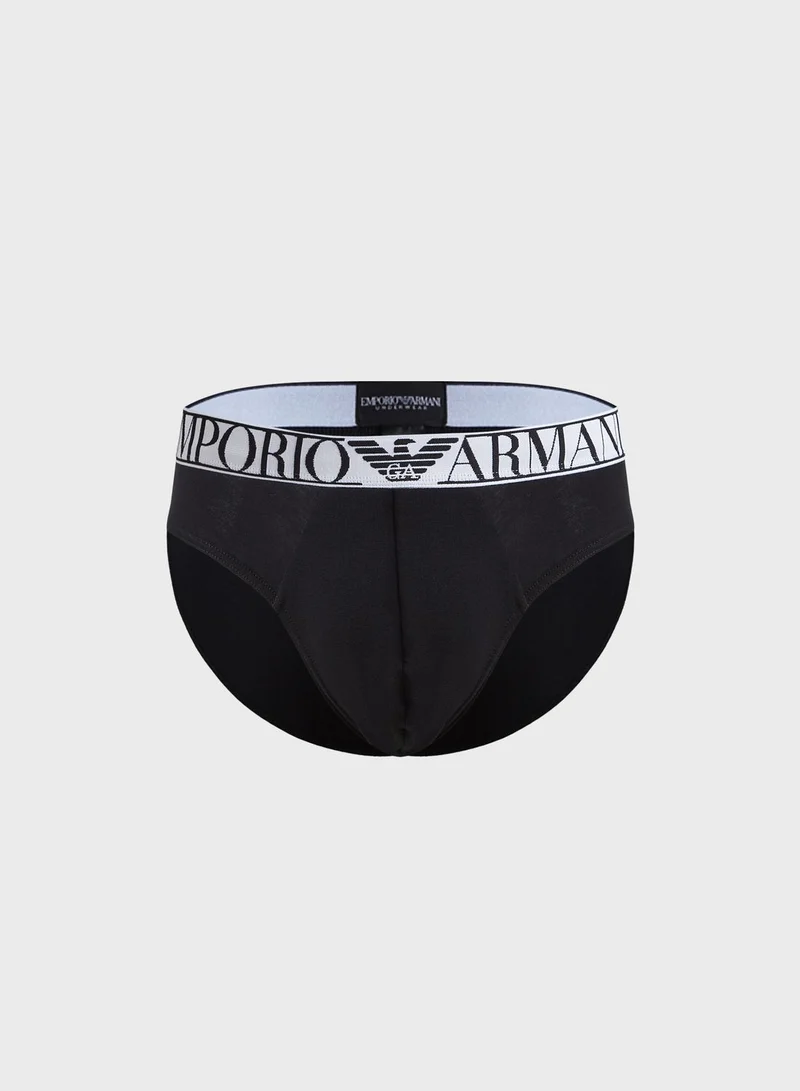 EMPORIO ARMANI 2 Pack Logo Band Briefs