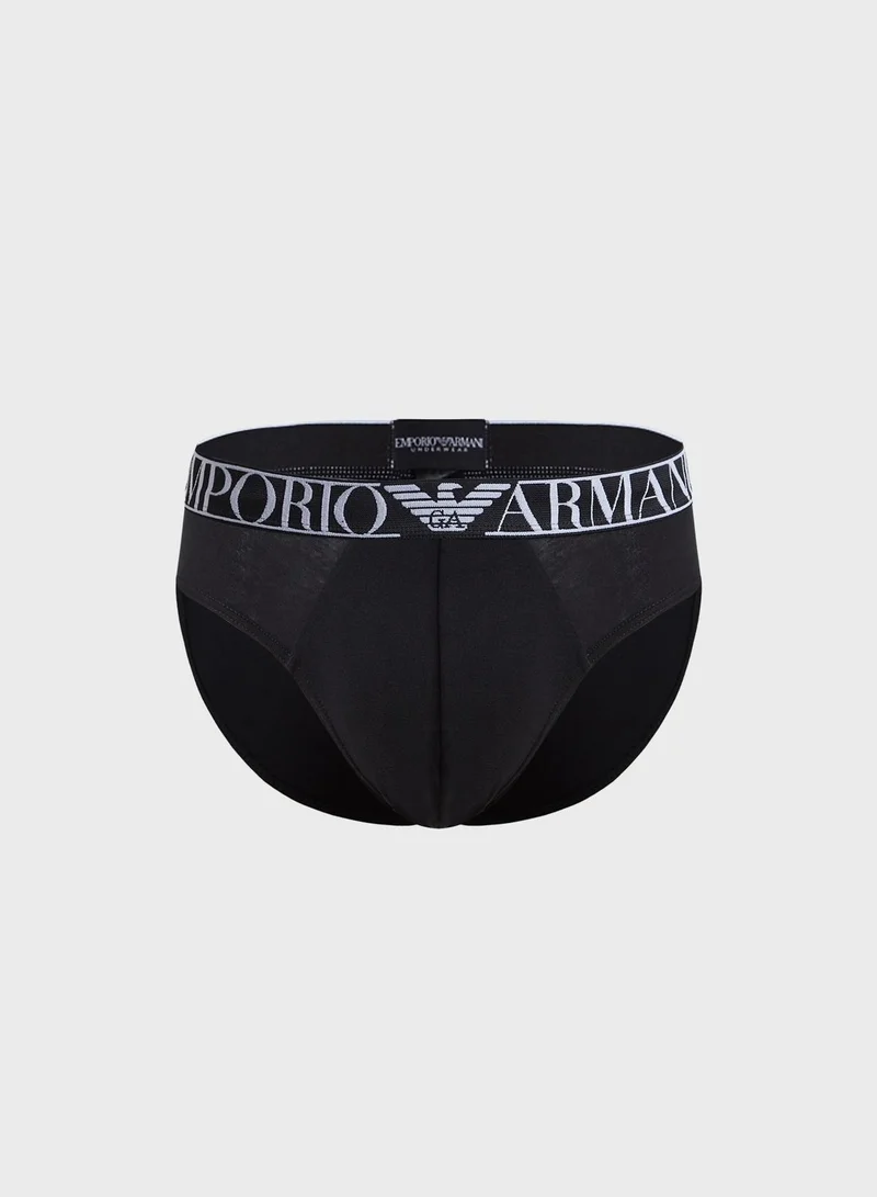 EMPORIO ARMANI 2 Pack Logo Band Briefs
