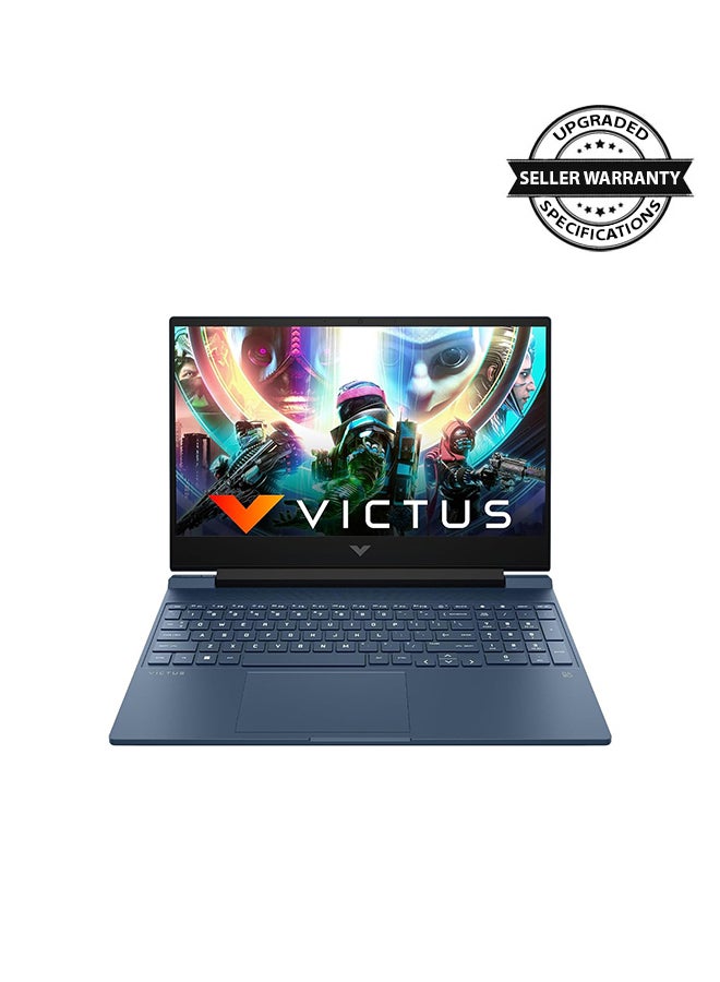 HP كمبيوتر محمول Victus للألعاب بشاشة مقاس 15.6 بوصة ومعالج Core i5-12450H وذاكرة وصول عشوائي سعة 16 جيجابايت ومحرك أقراص SSD سعة 512 جيجابايت وبطاقة رسومات Nvidia Geforce RTX 3050 سعة 4 جيجابايت ونظام التشغيل Windows 11 Home - Image 1