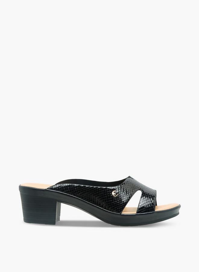 Le Confort Women Cross Strap Block Heel Sandals - Image 3