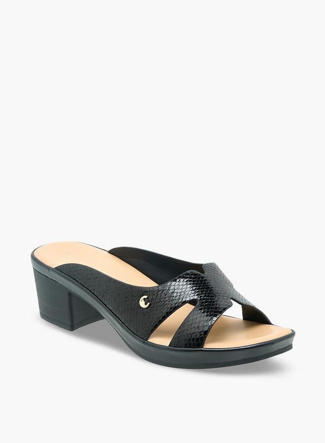 Le Confort Women Cross Strap Block Heel Sandals - Image 2