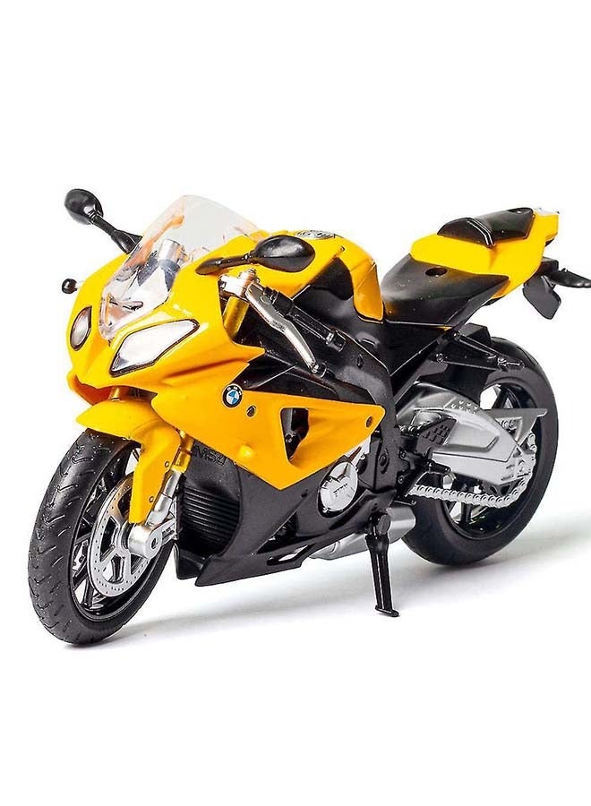 D-Power بي إم دبليو S1000RR أصفر | نسخة مصنوعة من الصب | عنصر جامع نهائي، إصدار محدود | الحجم 1:12، للأطفال 3 سنوات فما فوق - Image 1