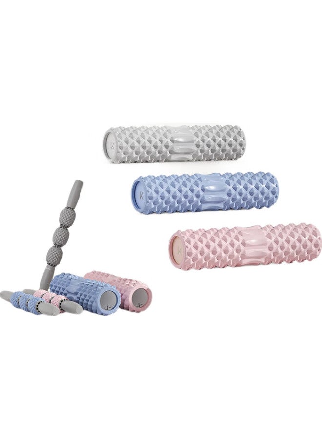 Keep Foam Roller Set Of Two, Muscle Relaxation Massage Stick, Roller Yoga Equipment, Combination Pack In Cherry Blossom Pink - Image 3