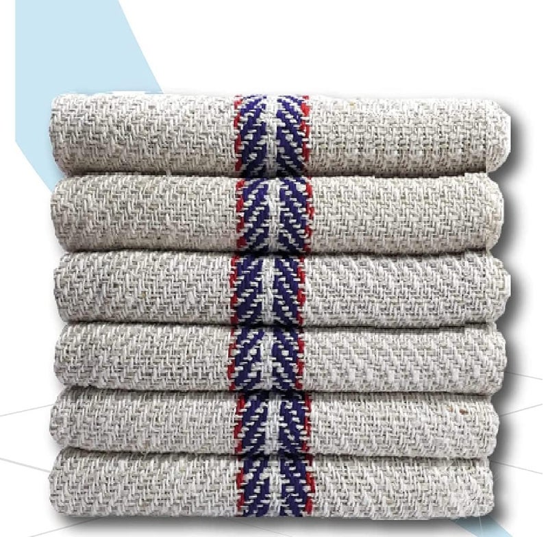 Mappa Pure Cotton White Floor Cleaning Pocha – Pack of 2 | 10x Absorption | 400 GSM | Large 32x32 inch | Reusable & Washable Mop Cloth for Sweeping, Mopping & Dusting - Image 5