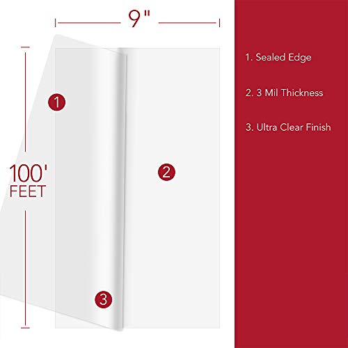 GBC Select-A-Size Thermal Lamination Film, 3 Mil x 100' Laminating Roll for 9" & 12" Pouch Laminators, Customized Sheet Size, Glossy Finish, Trimmer Included (39069) - Image 3