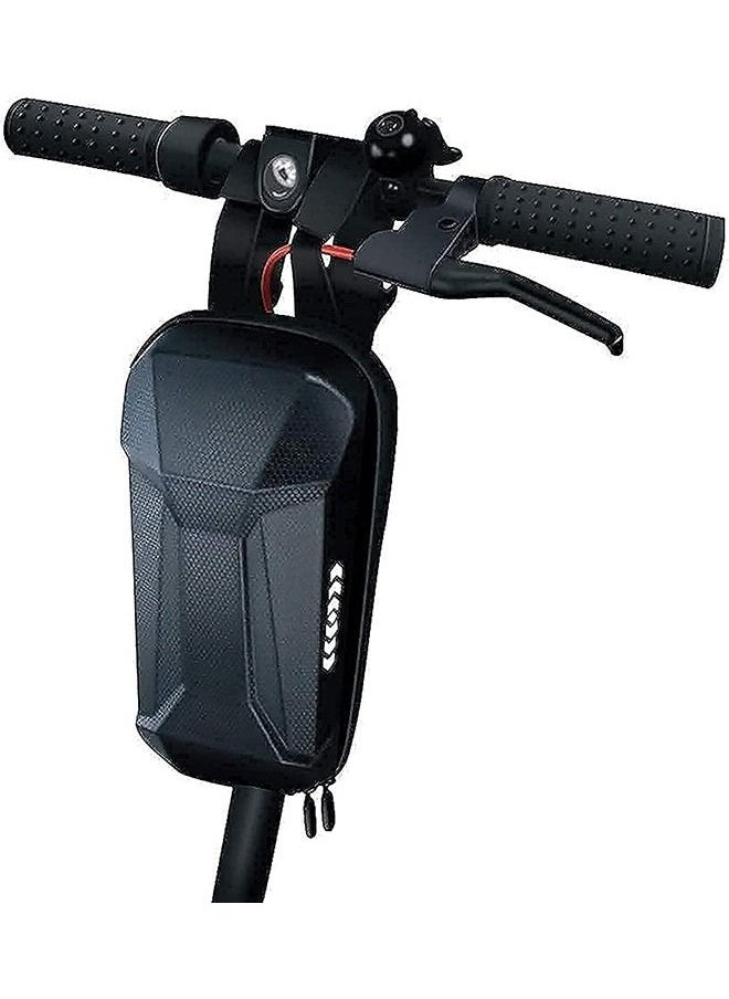 Arabest Scooter Storage Bag, Electric Scooter Front Hanging Storage Bag, Scooter Handlebar Bag Compatible with Xiaomi M365, Waterproof EVA for Carrying Charger Tools Repair Tools Black  - Image 1