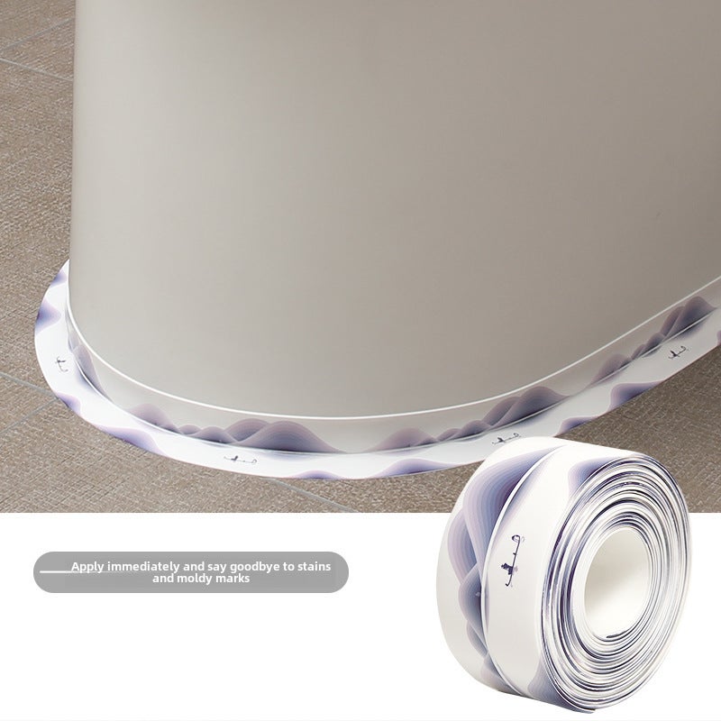 Waterproof Mildewproof Sealing Tape for Bathroom [Solitary Sail Far Shadow] 3.8cm wide waterproof glue 