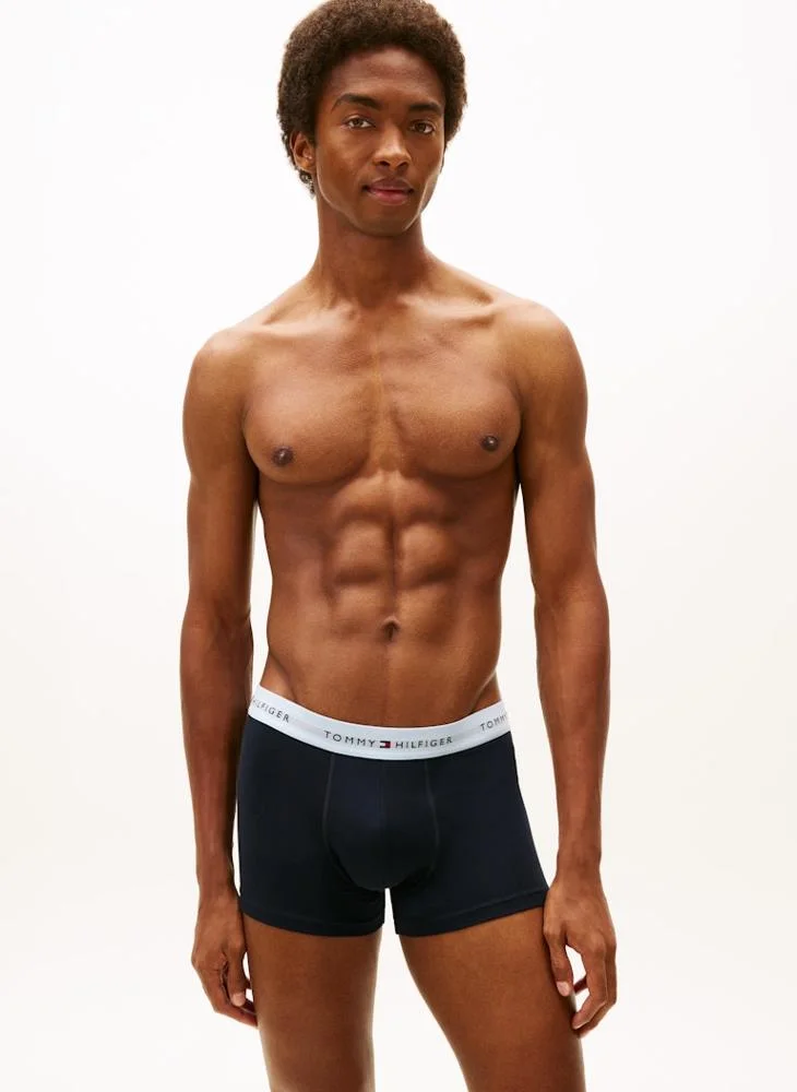 TOMMY HILFIGER 5-Pack Signature Repeat Logo Waistband Trunks