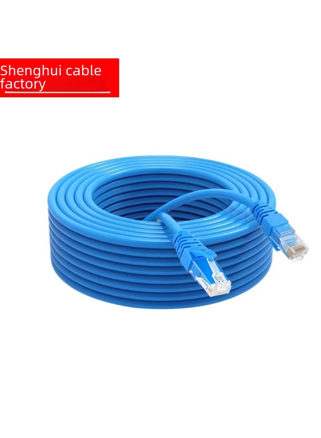1000mbps Ultra-cat6 Computer Jumper Cable 1m Finished Network Cable Six-class Network Line Surveillance Connection-Color:Silver Gray-Line Length:50 M  - Image 2