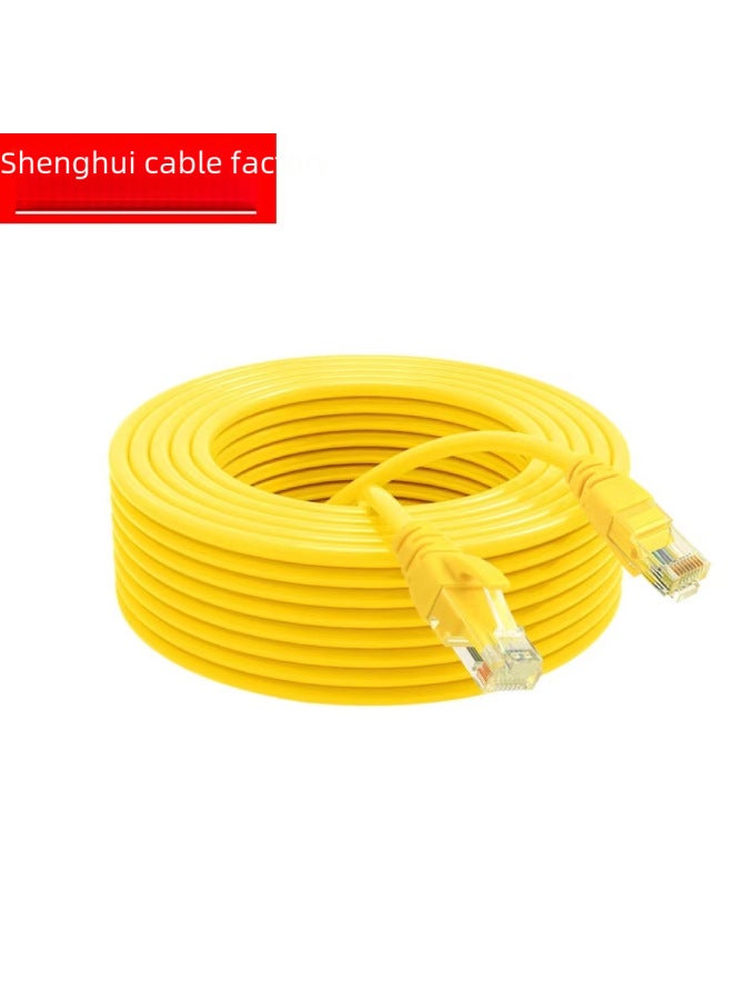 1000mbps Ultra-cat6 Computer Jumper Cable 1m Finished Network Cable Six-class Network Line Surveillance Connection-Color:Silver Gray-Line Length:50 M  - Image 5