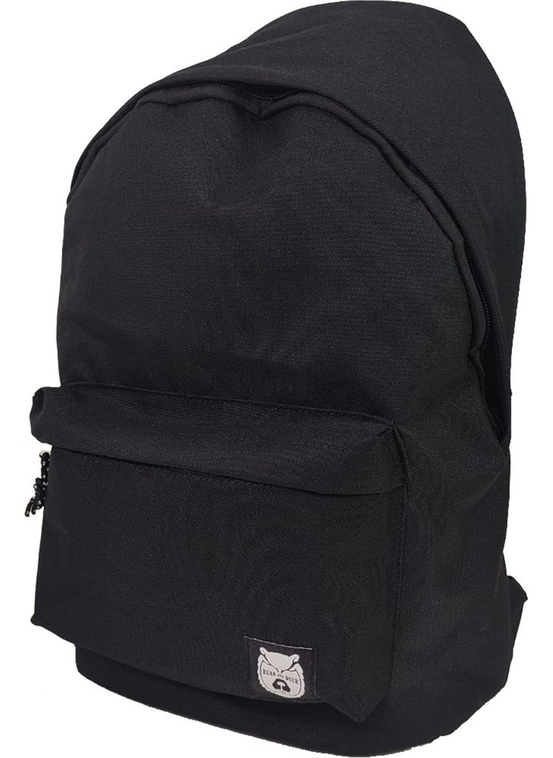 Bear & Deer School Bag Black CN0073  - Image 2