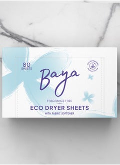 BAYA Dryer Sheets with Fabric Softener  - Image 1