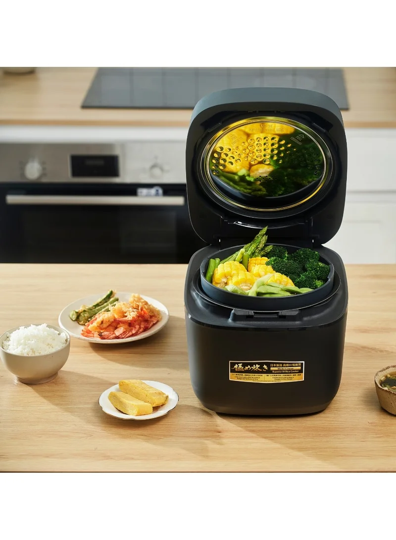Zojirushi Zojirushi NW-QAQ10 IH Rice Cooker – Japanese Quality Induction Heating, Non-Stick Inner Pan, Healthy Grain & Rice Menus, Steam Function