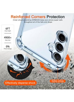 Generic Transparent Crystal Clear Back Cover for Samsung Galaxy A35 5G Back Cover Shockproof Soft TPU Case  - Image 3