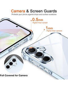 Generic Transparent Crystal Clear Back Cover for Samsung Galaxy A35 5G Back Cover Shockproof Soft TPU Case  - Image 4