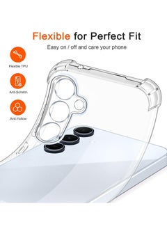 Generic Transparent Crystal Clear Back Cover for Samsung Galaxy A35 5G Back Cover Shockproof Soft TPU Case  - Image 5