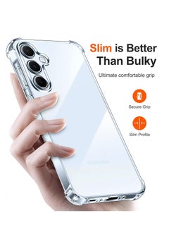 Generic Transparent Crystal Clear Back Cover for Samsung Galaxy A35 5G Back Cover Shockproof Soft TPU Case  - Image 2