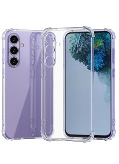 Generic Transparent Crystal Clear Back Cover for Samsung Galaxy A35 5G Back Cover Shockproof Soft TPU Case  - Image 1