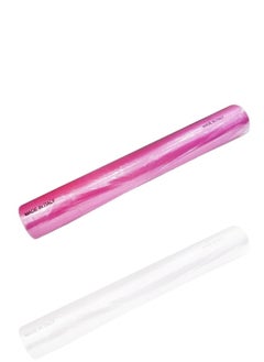 Generic Disposable Plastic Roll, Hair color pink Gown Cape Apron 